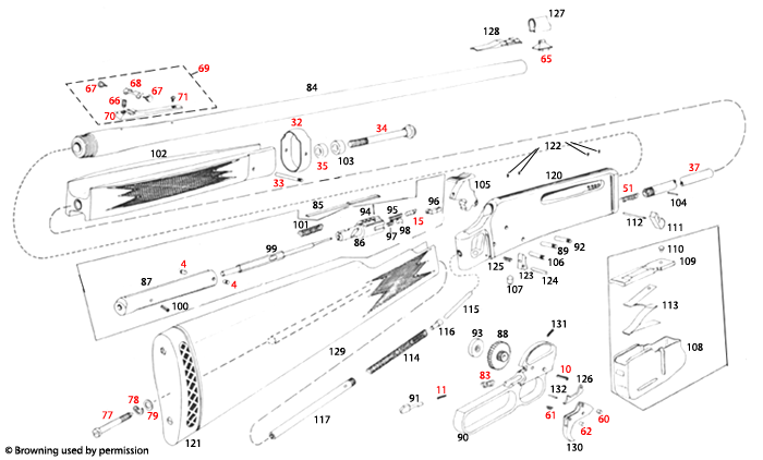 Browning Blr Pre 1981 Schematic Brownells Uk