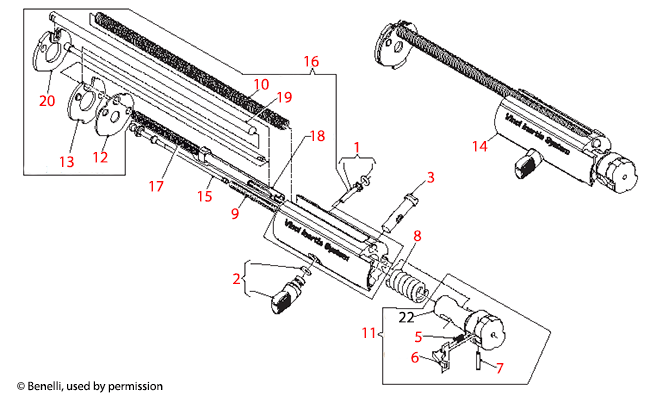 Benelli U.S.A.® Super Vinci Bolt Assembly 