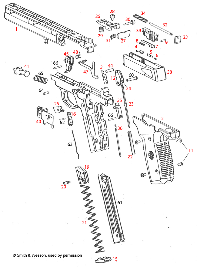 smith wesson m22s schematic brownells uk smith wesson m22s schematic