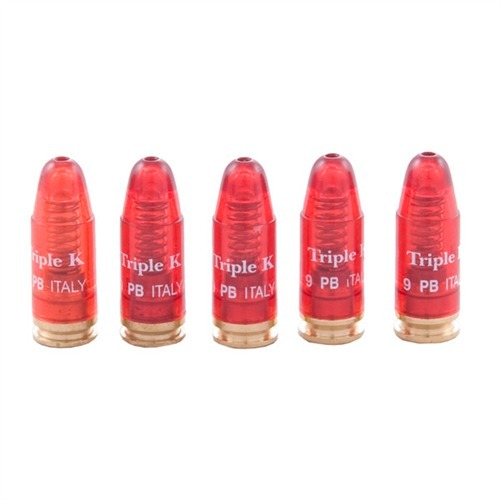 DELUXE SNAP DUMMY ROUNDS TRIPLE-K 9MM, 5 CAPS PER PAK - Brownells UK