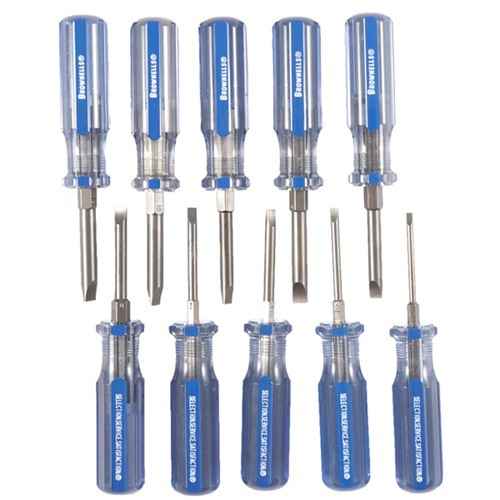 SETS BROWNELLS FIXED-BLADE SCREWDRIVER COMPLETE SET - Brownells UK