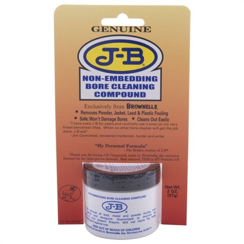 J-B® NON-EMBEDDING BROWNELLS 2 OZ. J-B BORE CLEANING COMPOUND 12/PACK ...