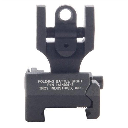 TROY INDUSTRIES AR-15 FLIP-UP ADJUSTABLE REAR SIGHT BLACK - Brownells UK