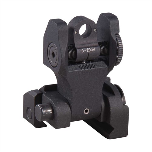 AR-15 TRITIUM HK-STYLE REAR SIGHT AR-15 Flip-Up Adj Tritium HK-Style ...