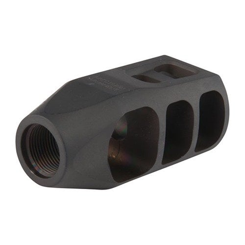 PRECISION ARMAMENT M11 MUZZLE BRAKE 338 CALIBER 5/8-24 SS BLACK ...