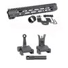 MIDWEST INDUSTRIES 12.625" SLIM LINE HANDGUARD W/ FLIP-UP COMBAT SIGHTS