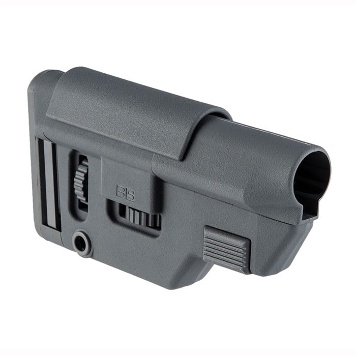 B5 SYSTEMS STOCKS Collapsible Precision Stock 556 Wolf Grey - Brownells UK