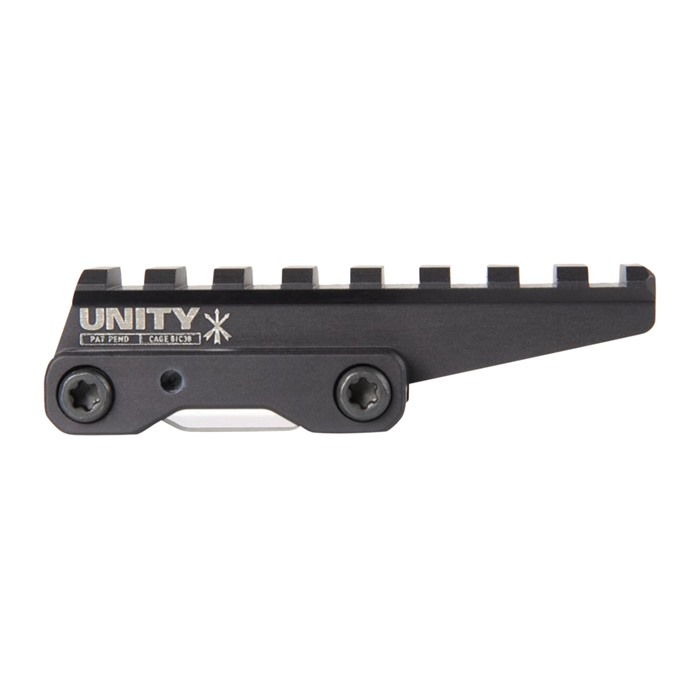 UNITY TACTICAL FAST OPTIC RISER BLACK - Brownells UK