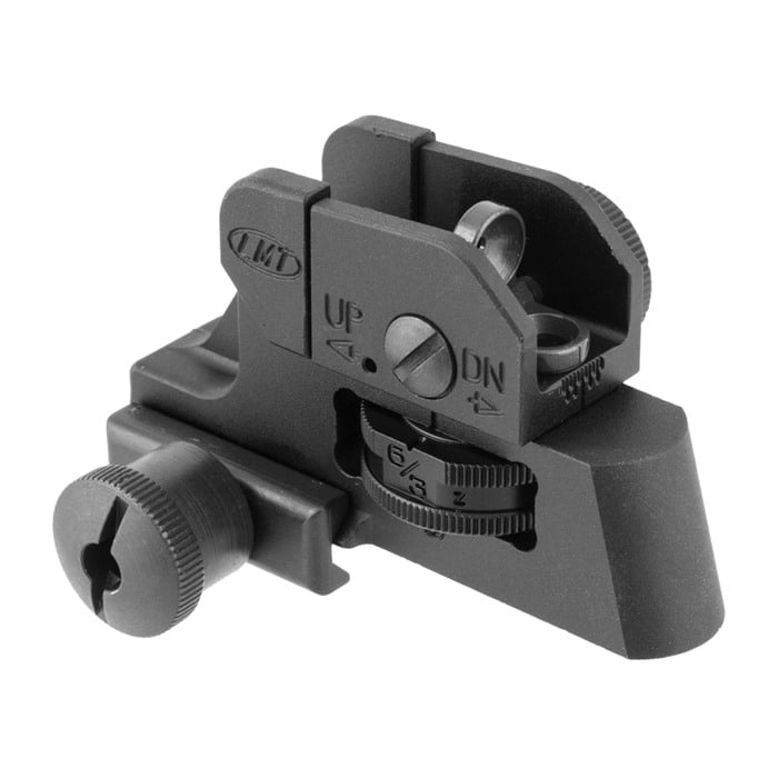 LEWIS MACHINE & TOOL AR-15 Tactical Adjustable Rear Sight Assembly ...