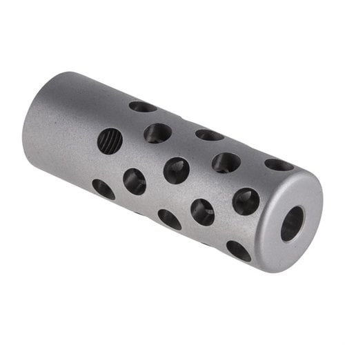 GENTRY CUSTOM QUIET MUZZLE BRAKE 6.5 CALIBER 5/8-24 STAINLESS STEEL ...