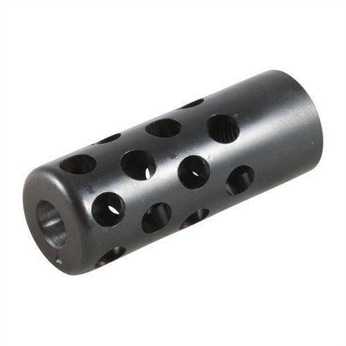 7MM GENTRY CUSTOM LLC QUIET MUZZLE BRAKE 7 MM 1/2-28 STEEL BLUED ...