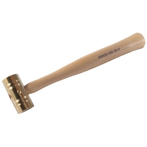 GUNSMITH'S HAMMERS GRACE USA 8 OZ. STANDARD BRASS HAMMER - Brownells UK