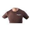 BROWNELLS MENS TSHIRT ESPRESSO W/ HEX LOGO XS