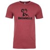 Shop the MENS TRADEMARK T-SHIRT in Cardinal 🌟! Stay cool with Brownells' stylish tees available in sizes XS to 3XL. Perfect for any occasion!