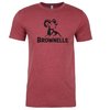 Stay cool in the MENS TRADEMARK T-SHIRT! 🌟 Available in Cardinal with Brownells logo. Perfect for every occasion and sizes XS to 3XL.