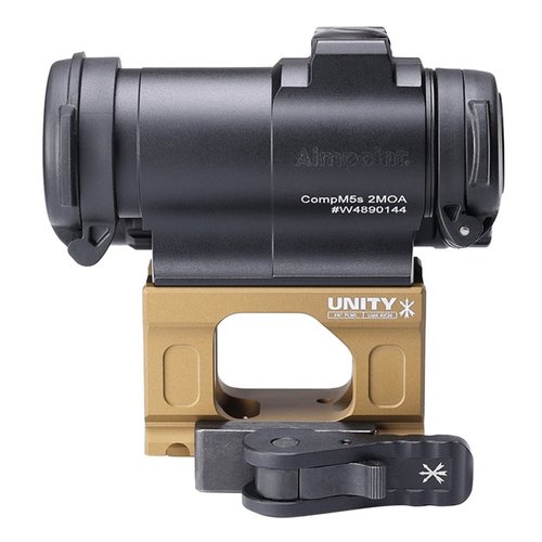 SYSTEM UNITY TACTICAL FAST MICRO-S MOUNT FOR AIMPOINT COMPM5 MINI RED DOT  FDE - Brownells UK