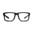 RIDER EYEWEAR  BLACK FRAME, CLEAR LENS